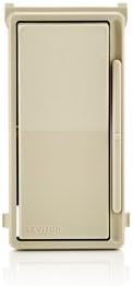 Leviton Decora Slide Dimmer Switch And Fan Speed Control Color Change Kit, For Use With DSE06, DS710, DSX10, DSX12, DSH06, DSH08 Dimmers And DSF01 Fan Speed Control, DSKIT-NI, Ivory
