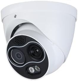 EmpireTech IPC-TPC124X-AI Thermal Camera 4MP 1/2.7'' CMOS Mini Turret Smart AI IP Camera,Visible and Thermal Channels Dual Image Fusion,IPC-TPC124X-AI S2 (3.5mm (Thermal 3.5mm, Visible 4mm))