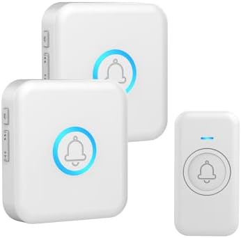 Wireless Doorbell 1000ft Range, Loud Waterproof Door Bell with 60 Melodies