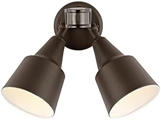 Generation Lighting 2-Light Motion Sensor Flood Light in Antique Bronze