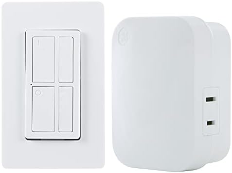 MySelectSmart Remote Control Outlet, Dimmable, 1 Outlet, Full Kit, White