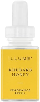 Pura x Illume Home Diffuser Refill, Single Refill, Rhubarb Honey
