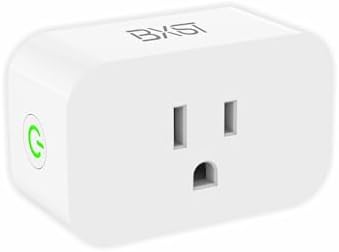 BXST WiFi Smart Plugs Compatible with Alexa and Google Home, 15A/1800W, 1 Pack