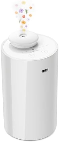 Airversa AN6 Waterless Diffuser for Essential Oil for Home, Room, Gray