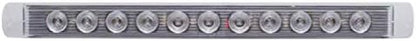 United Pacific 38470B 17" 11 LED Stop, Turn and Tail Light Bar (Red LED/Clear Lens)