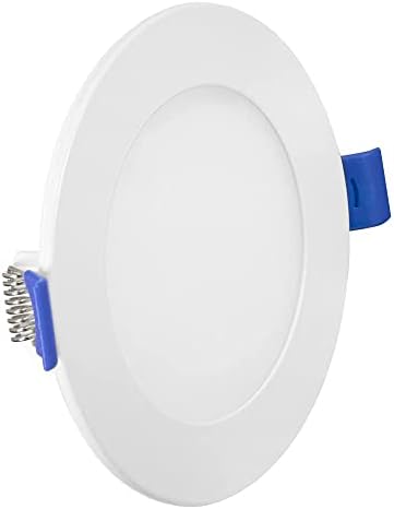 Maxxima 4" Ultra Thin Recessed LED Downlight, 650 Lumens, 5 CCT, 12-Pack