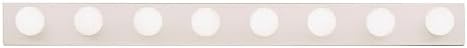 Kichler 8-Light Bathroom Vanity Light, Chrome