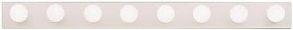 Kichler 8-Light Bathroom Vanity Light, Chrome