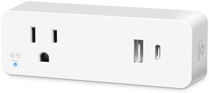 Geeni Switch + Charge Smart Wi-Fi Plug, 20W USB-A & USB-C Fast Charging