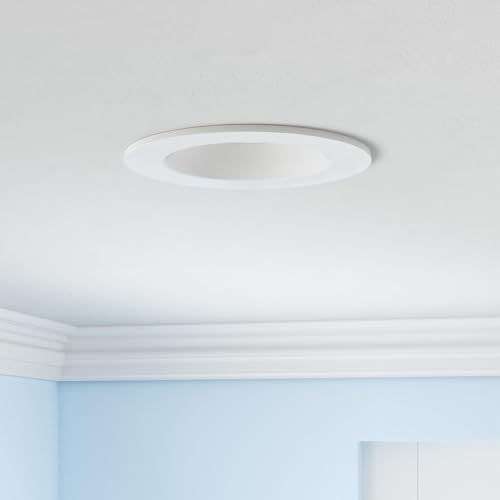 Smart Recessed Light 6 Inch, APP Control, Dimmable, RGBCW, Cool to Warm White, 2700K~6500K, CRI80+, Color Changing Retrofit LED Can Light, Bluetooth Mesh Smart Home Lighting, 6Pack