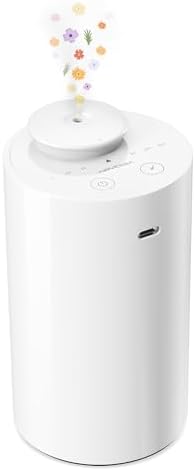 Airversa AN6 Waterless Diffuser for Essential Oil for Home, Room, White