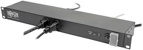 Tripp Lite 12-Outlet Rackmount PDU Isobar Surge Protector Power Strip, 15A, 3840 Joules, 15ft Cord with 5-15P Plug, 1U Rack-Mount, Lifetime Manufacturer's Warranty & $25,000 Insurance (ISOBAR12ULTRA)
