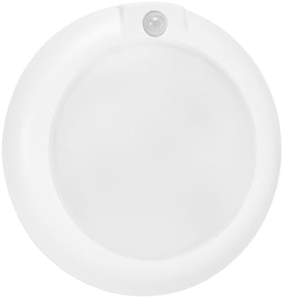 Maxxima 6 in. Round Motion Sensor LED Ceiling Mount Light Fixture - 600 Lumens, 3000K Warm White, Indoor Dome Light, Ideal for Closet, Hallway, or Kitchen Pantry Lighting (Pack of 2)