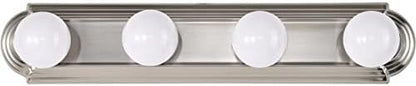Nuvo 60/301, 4-Light Vanity Light, Brushed Nickel, 24-Inch, Bathroom Light