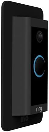 Non-Adhesive Wall Plate Compatible with Video Doorbell Wired (Model 5AT3T5) Mount Back-Plate Covers Holes Scratches Video Door Bell Backplate Camera Apartment