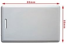 Visionis FPC-5271 Contactless RFID Proximity Smart Entry Card 125kHz TK4100 26 Bit 1.84mm Thick for Door Access Control System Pack of 150
