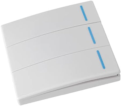 Smart Scene Switch Wireless Remote Control for Home Automation | ABS material wall button, Tuya hub, bedroom lighting control, fan automation, wireless scene switch for smart home devices