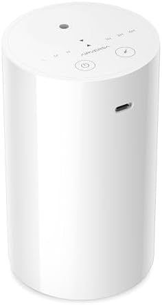 Airversa AN8 Waterless Diffuser for Essential Oil for Home, Room, White