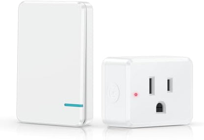 Thinkbee Remote Control Outlet Plug, 600ft RF Range Wireless Switch Kit