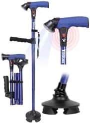 Walking Cane for Men & Women, Smart Cane with Alarm & Light