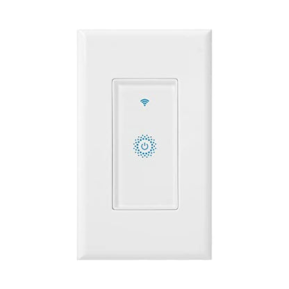 Upgraded Smart Light Switch WiFi Switch Touch Wall Switch 1 Gang | Compatible with Alexa Google Home (Turn On/Off Indicator Light )