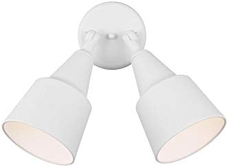 Generation Lighting 2-Light 12.5-Inch Adjustable Flood Light in White