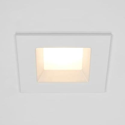 Maxxima 4 in. Retrofit Recessed Square LED Downlight, 800 Lumens, 5 CCT
