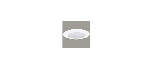 HALO 70PS Recessed Light Trim with Frosted Albalite Lens, White, 6 in.