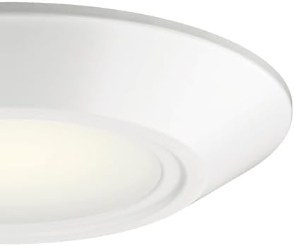 Kichler Horizon III 6.4" LED Flush Mount Light, White