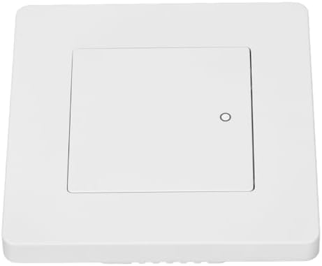 1 Way Smart Scene Switch Timing Controller Remote Control AC 100-240V for Light Curtain Grey Compatible with Smart Home Systems (White)