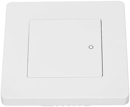 1 Way Smart Scene Switch Timing Controller Remote Control AC 100-240V for Light Curtain Grey Compatible with Smart Home Systems (White)