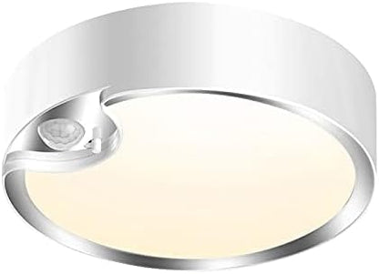 TOOWELL Motion Sensor Light Indoor Battery Operated,80 LED Wireless Ceiling Light Battery Powered Lights for Closet Shower Pantry Stair Hallway Shed Garage Basement Bathroom Wall,400LM,Soft White