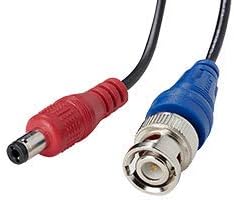 Lorex 4K RG59 Power Accessory Cable, Video Cable for Security Camera Systems, for Analog HD (CVI/TVI/AHD/MPX) or Analog (CVBS) Surveillance System, 60 feet (18m)