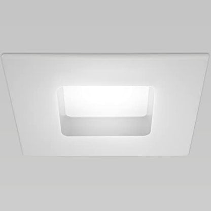 Maxxima 4 in. 5 CCT Retrofit Recessed Square LED Downlight, 800 Lumens, Color Selectable 2700K-5000K (2700K/3000K/3500K/4000K/5000K), Dimmable, 90 CRI (Pack of 2)