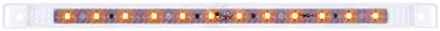 GG Grand General 75961 Amber/Clear Marker Light (10-1/8" Ultra Thin 12 LED Bar)
