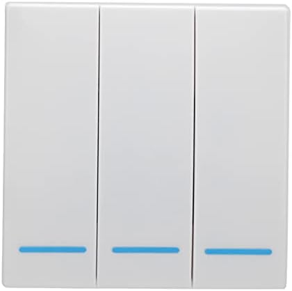Smart Scene Switch Wireless Remote Control for Home Automation | ABS material wall button, Tuya hub, bedroom lighting control, fan automation, wireless scene switch for smart home devices