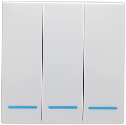 Smart Scene Switch Wireless Remote Control for Home Automation | ABS material wall button, Tuya hub, bedroom lighting control, fan automation, wireless scene switch for smart home devices