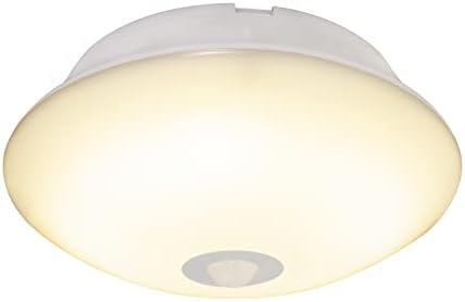 Energizer Motion Sensor Ceiling Light, Battery Operated, 300 Lumens