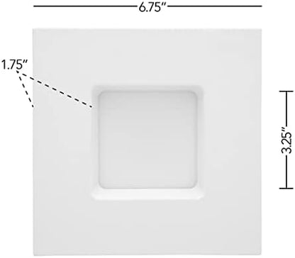 Maxxima 6 in. Retrofit Recessed Square LED Downlight, 1200 Lumens, 5 CCT