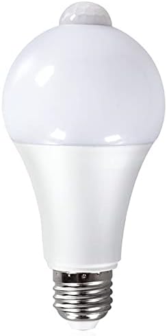 KLED Motion Sensor Light Bulbs, 12W 1000 Lumen, Smart LED Light Bulbs, PIR Built-in, Motion Activated Dusk to Dawn Light Bulb Night Lights for Hallway Porch Garage Basement (6000K-Cool White)