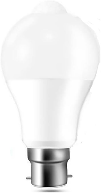 Fengyan Home Bulbs LED Smart Bulb 12W E27 B22 LED Night Lamp with PIR Motion Sensor AC 85-265V Light Bulb for Stair Hallway Outdoor Porch Garage Household Lamp