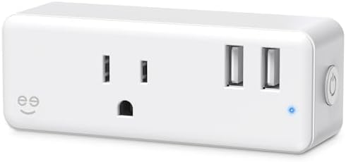 Geeni Switch + Charge Smart Wi-Fi Plug, 2 USB, Energy Saving, App Control