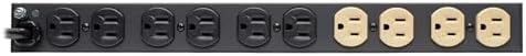 Tripp Lite 12-Outlet Rackmount PDU Isobar Surge Protector Power Strip, 15A, 3840 Joules, 15ft Cord with 5-15P Plug, 1U Rack-Mount, Lifetime Manufacturer's Warranty & $25,000 Insurance (ISOBAR12ULTRA)
