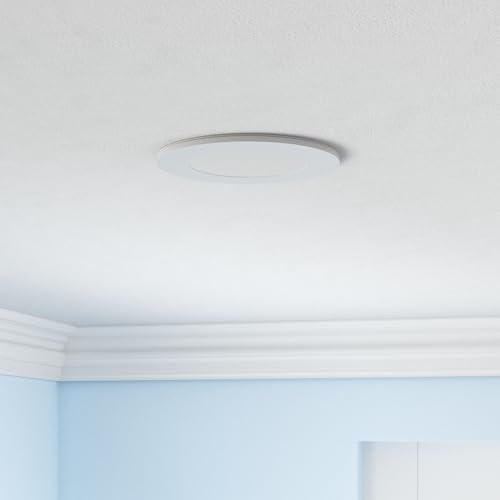 CycevSun 4 Inch 2 Pack LED Recessed Lights with Night Light, Ultra Thin