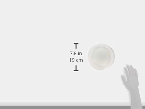 Nora Lighting NLOPAC-R650930AW NLOPAC-R650930AW-15 Watt LED 6" Surface Mount AC Opal-3000K-1,050 Lumens-120V-White, Surface Mount White