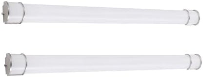 ASD LED 48" Vanity Flush Mount Light Fixture, Linear Bathroom Lighting Bar | 3CCT, Dimmable, Energy Star, ETL Listed | 35W 3200LM 3000-5000K 120V | Long Bath Wall Sconce Over Mirror | Nickel, 2 Pack