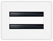 BUILDMART - 6x4 MUD-in Air Vent Cover - Drywall MUD in White Air Vent - MUD Linear Slot Diffuser - Register Grille for Ceiling and Walls - Texas Buildmart