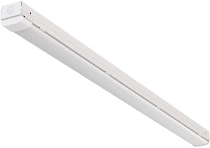 Lithonia Lighting 1 Light LED Strip Light, 4 Foot Linear LED Ceiling Lighting Fixture, 5500 Lumens, 4000K, Dimmable, MVOLT, for Garage, Closet, Utility Room (MNSS L48 5500LM MVOLT GZ10 40K G1)