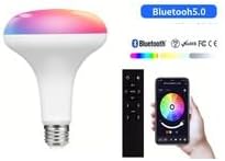 Bluetooth A60 Smart LED Light Bulbs RGBCW, Music Sync Color Changing, App Control for Living Room, Party,10W（2 Packs