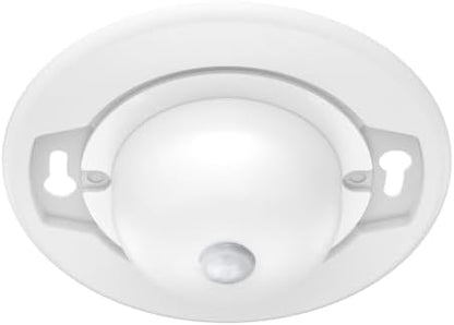 Energetic 4.7 Inch Motion Sensor Closet Ceiling Lights, LED Under Cabinet Lights Wired, Flush Mount Ceiling Lighting Fixtures for Bedroom, Kitchen, Hallway, Wet Location, 120V, 5000K, White, 1 Pack